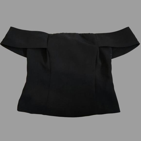 EXPRESS Black Off Shoulder Tube Top Women's Sz 4 - Picture 5 of 9